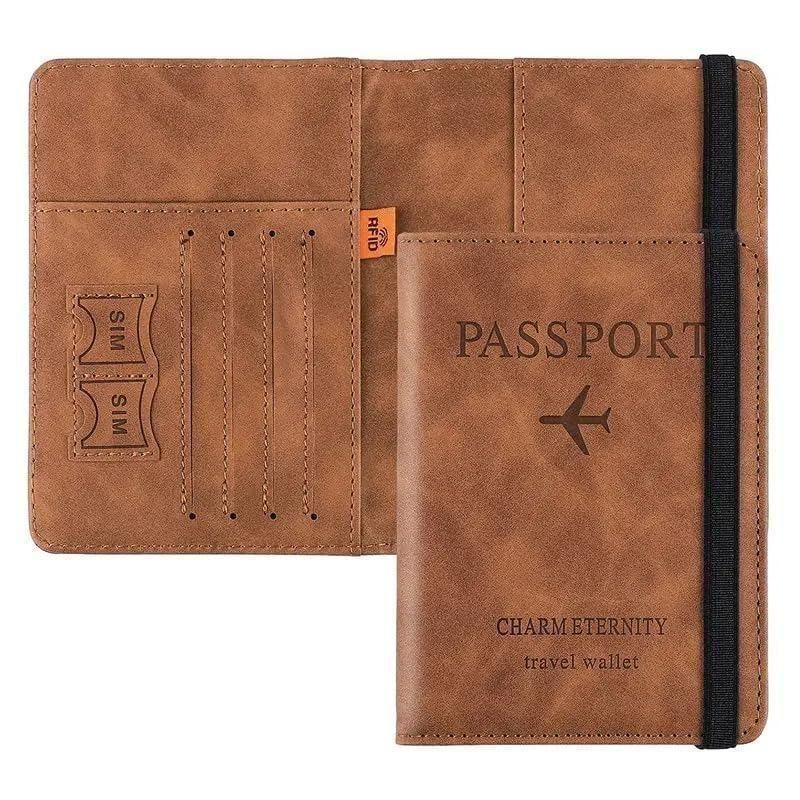 PU Leather Travel Document Holder for Men & Women - APEXPRIME
