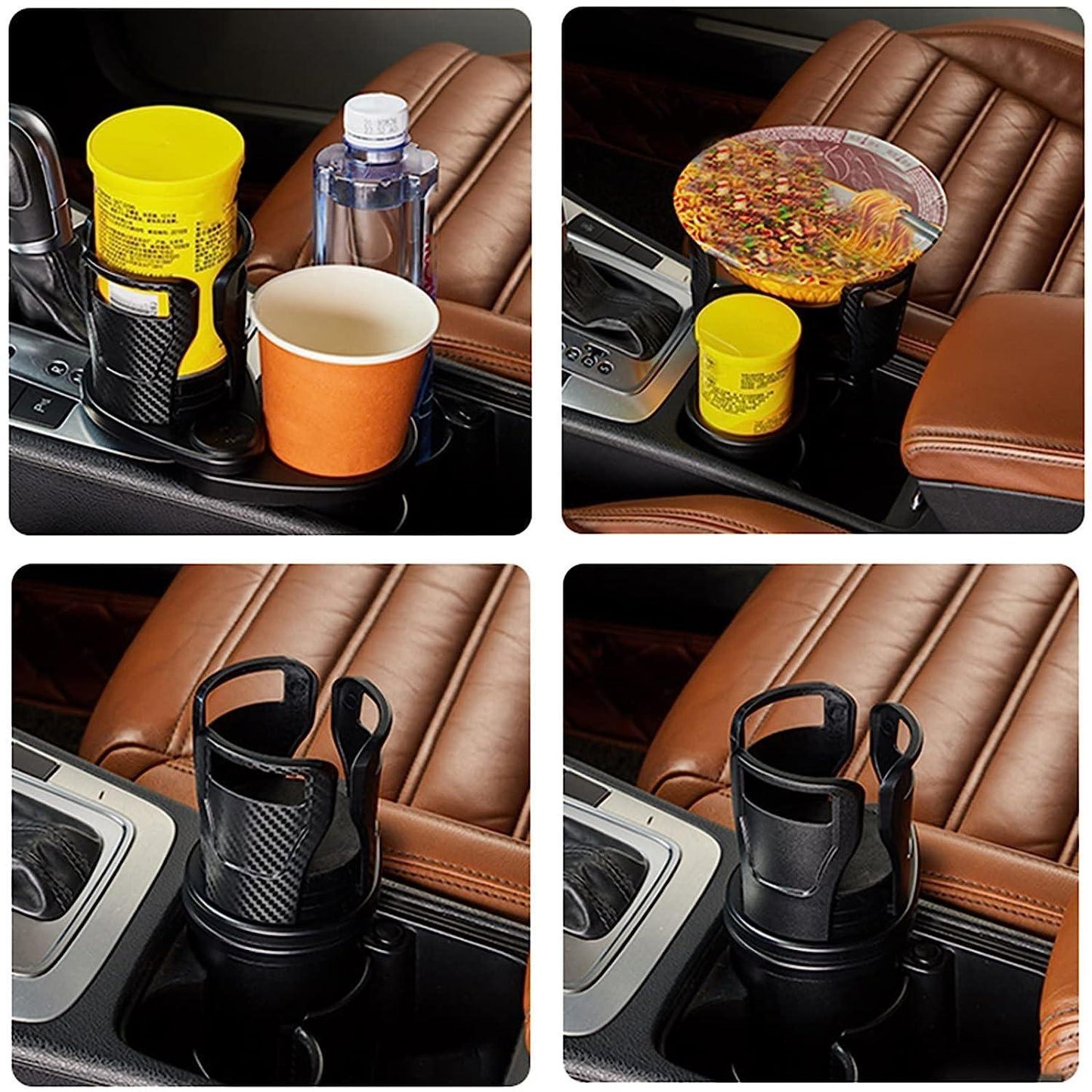 2 in 1 Multifunctional Car Drink Cup Holder Organizer - APEXPRIME