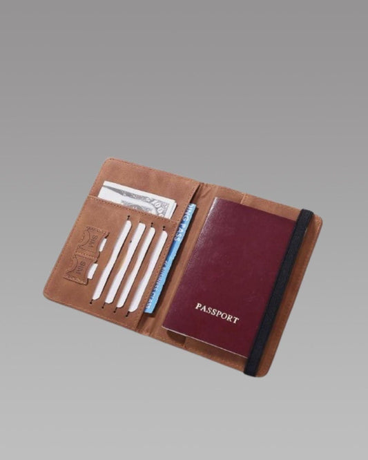 PU Leather Travel Document Holder for Men & Women - APEXPRIME