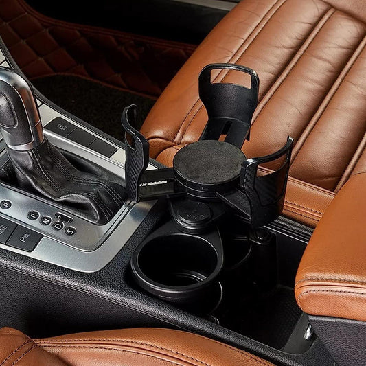 2 in 1 Multifunctional Car Drink Cup Holder Organizer - APEXPRIME