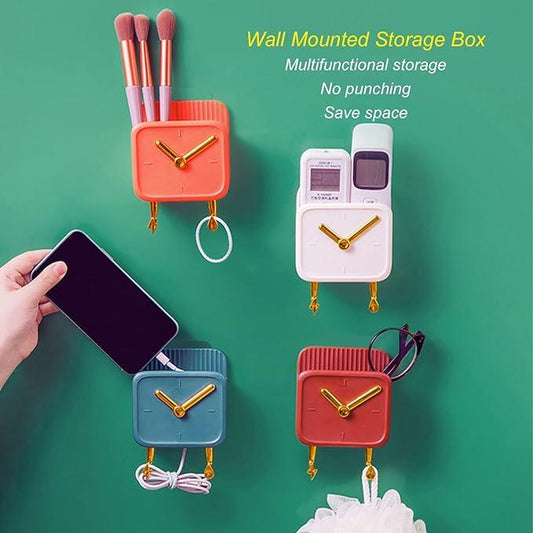 Wall Mount Holder Punch Free Organizer Cup Rack Storage Holder (Pack of 4) - APEXPRIME